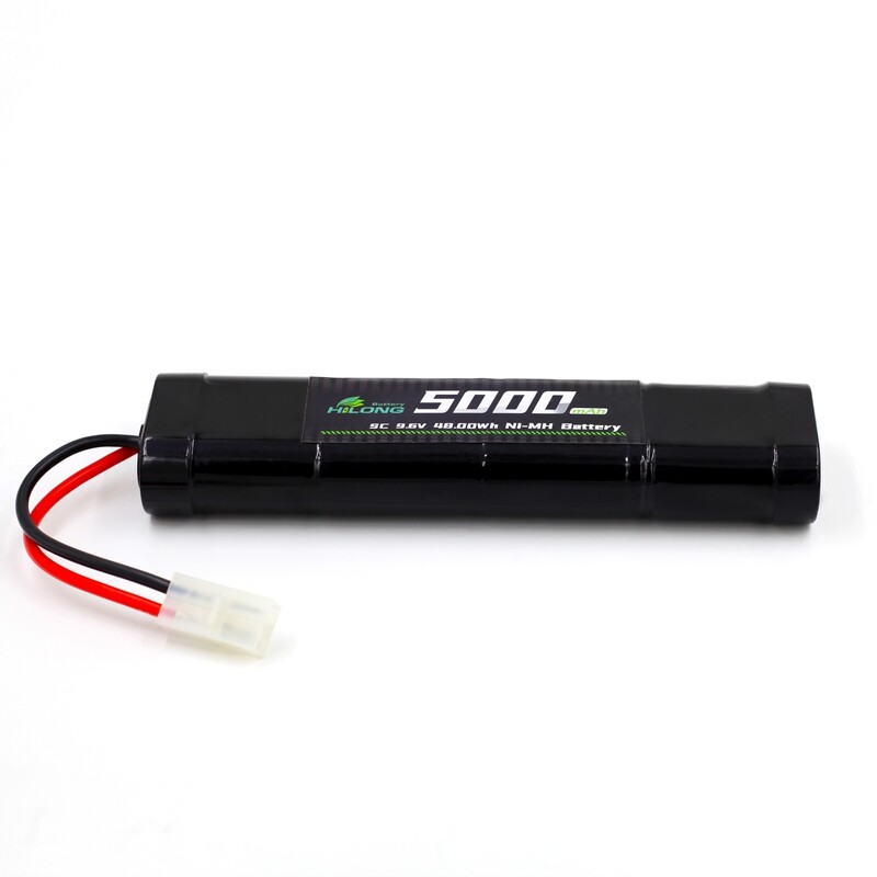 Hilong 5000mAh 9.6V SC Ni-MH  High Power Battery Pack for RC Car/Boat