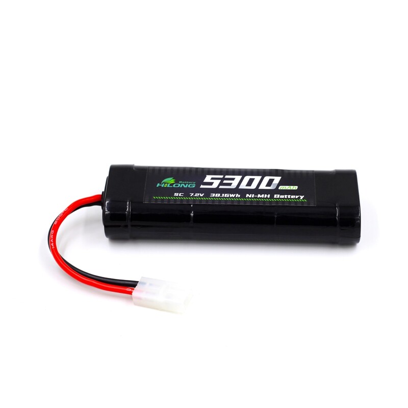 12v Rc Battery With Bare Leads 2200mah Ni-mh 10 Cells Rechargeable