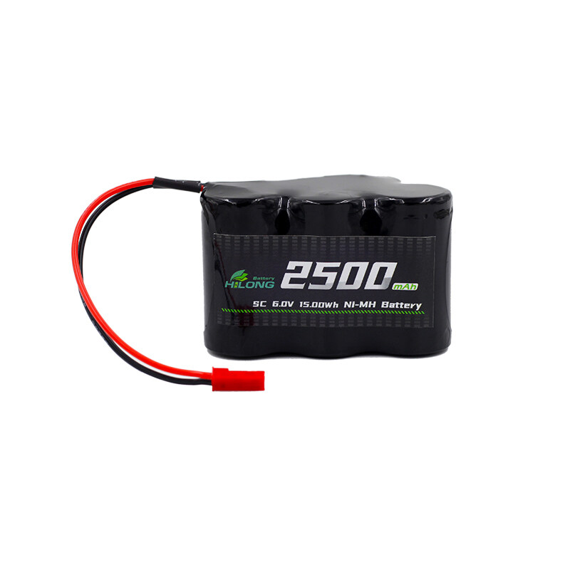 Hilong 2500mAh 6.0V SC Ni-MH  High Power Battery Pack for RC Car/Boat