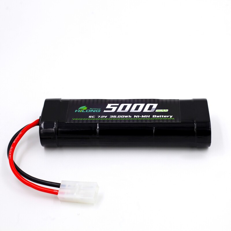 Hilong 5000mAh 7.2V SC Ni-MH  High Power Battery Pack for RC Car/Boat