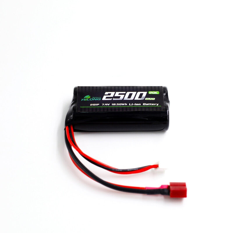 Hilong 2500mAh 7.4V High Power Lithium Ion Battery Pack for RC Hobby