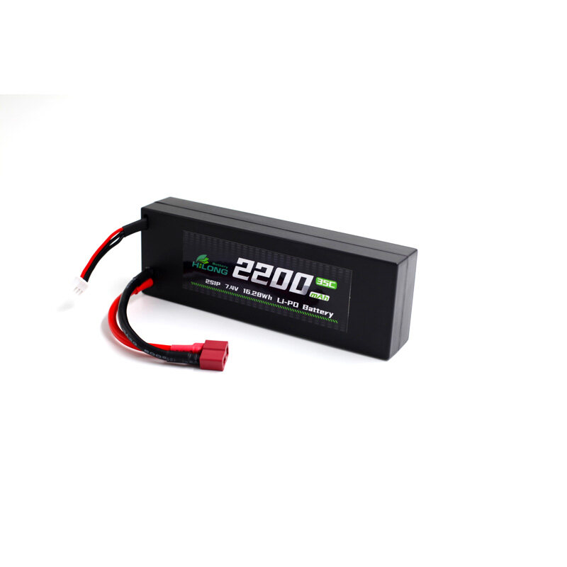 Hilong 2200mAh 7.4V 35C hardcase Li-PO Battery Pack for RC Car