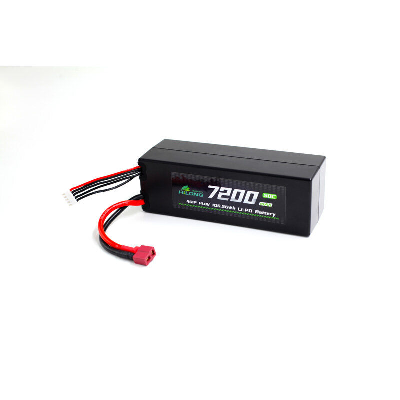 Hilong 7200mAh 14.8V 50C hardcase Li-PO Battery Pack for RC Car
