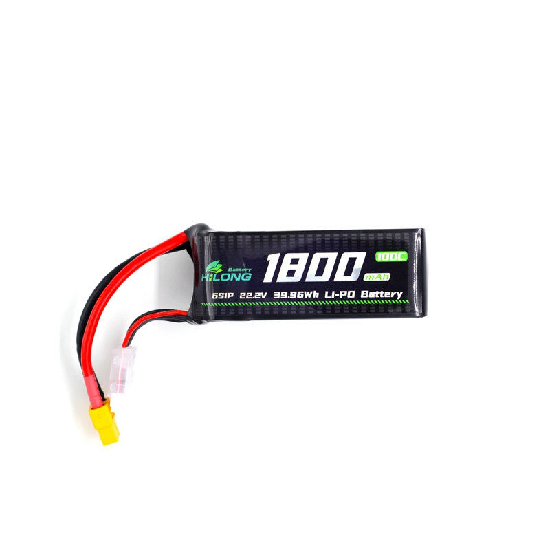 Hilong 1800mAh 22.2V 6S1P 100C Li-PO Battery Pack for Aircraft FPV