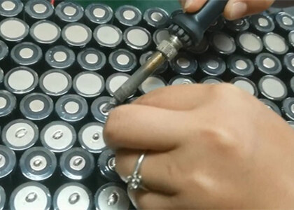 How to weld the batteries