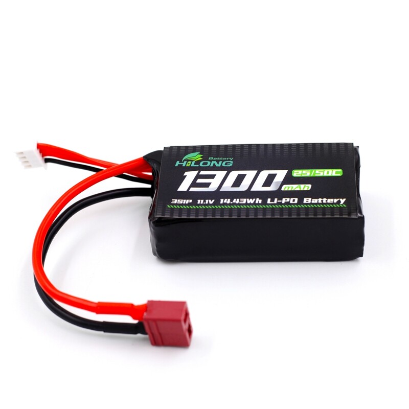 1300mAh 11.1V 25C/50C Stick High Power Li-PO Battery Pack for Military Airsoft