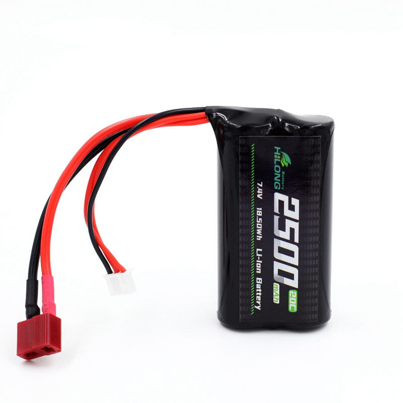 2500mAh 7.4V 20C/35C Flat High Power Lithium Ion Battery Pack for Military Airsoft