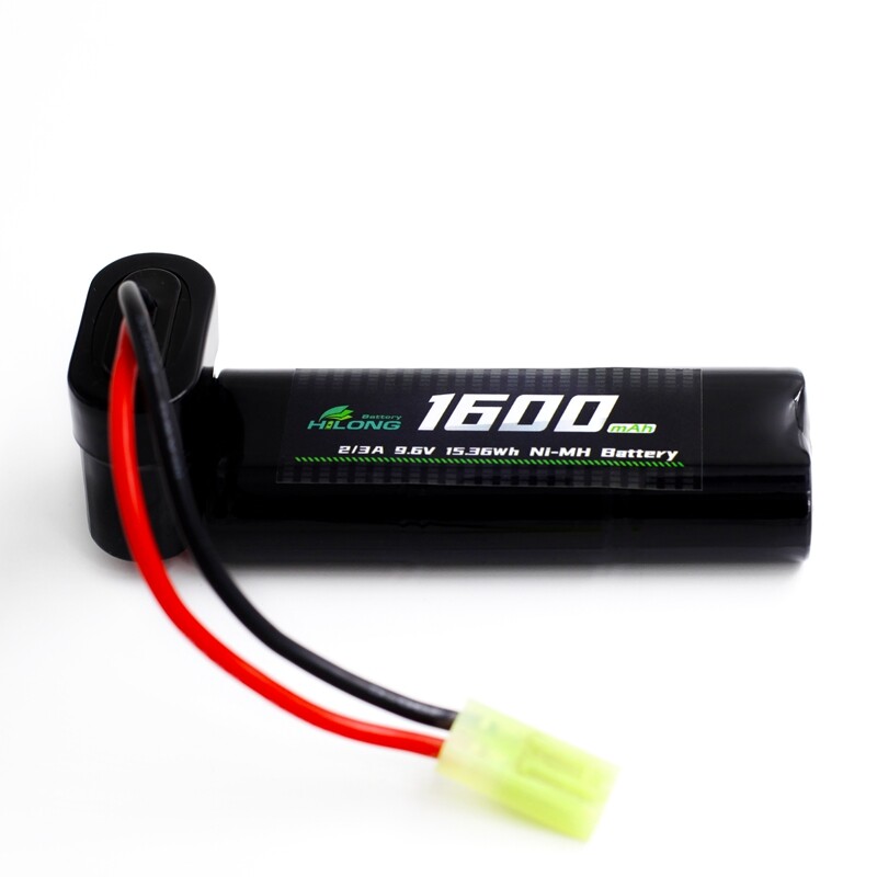 1600mAh 9.6V 2/3A  Ni-MH  High Power Battery Pack for Military Airsoft