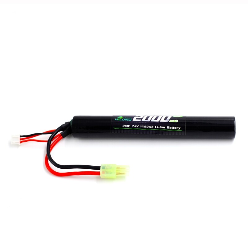 2000mAh 7.4V 20C Stick High Power Lithium Ion Battery Pack for Military Airsoft