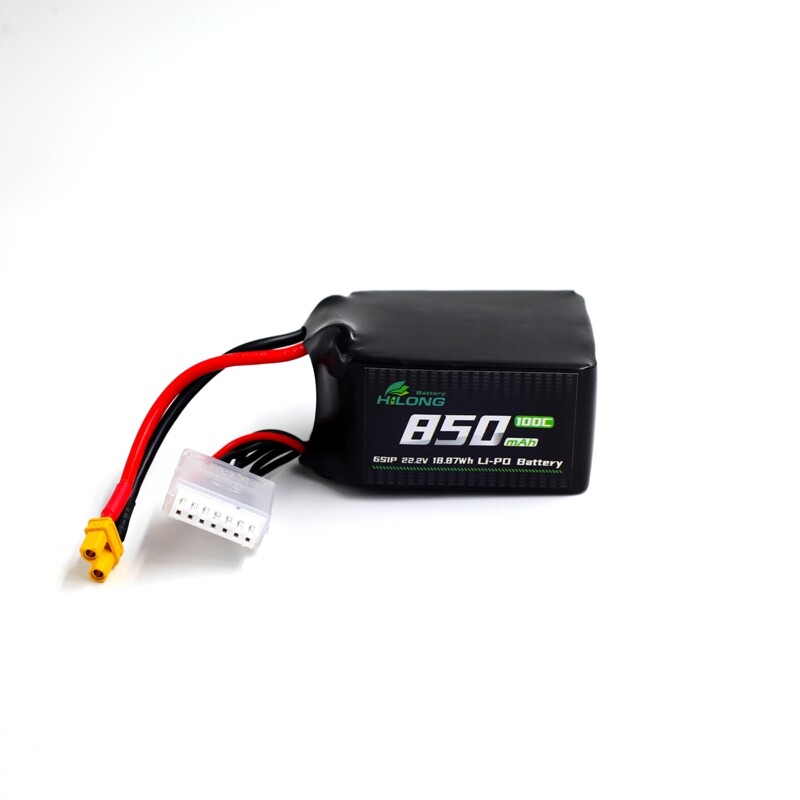 Hilong 850mAh 22.2V 6S1P 100C Li-PO Battery Pack for Aircraft FPV