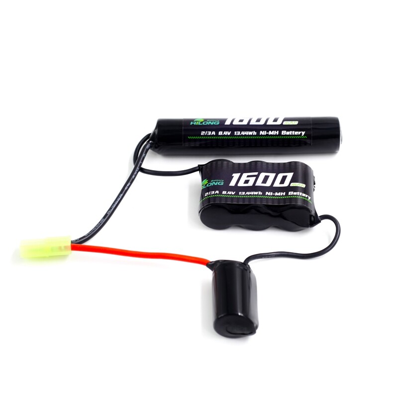 8.4 v 1600mah NiMH flat battery pack for airsoft guns