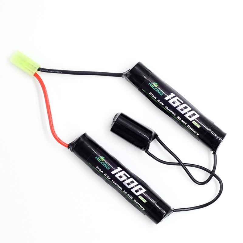 8.4 v 1600mah nimh flat battery pack for airsoft guns