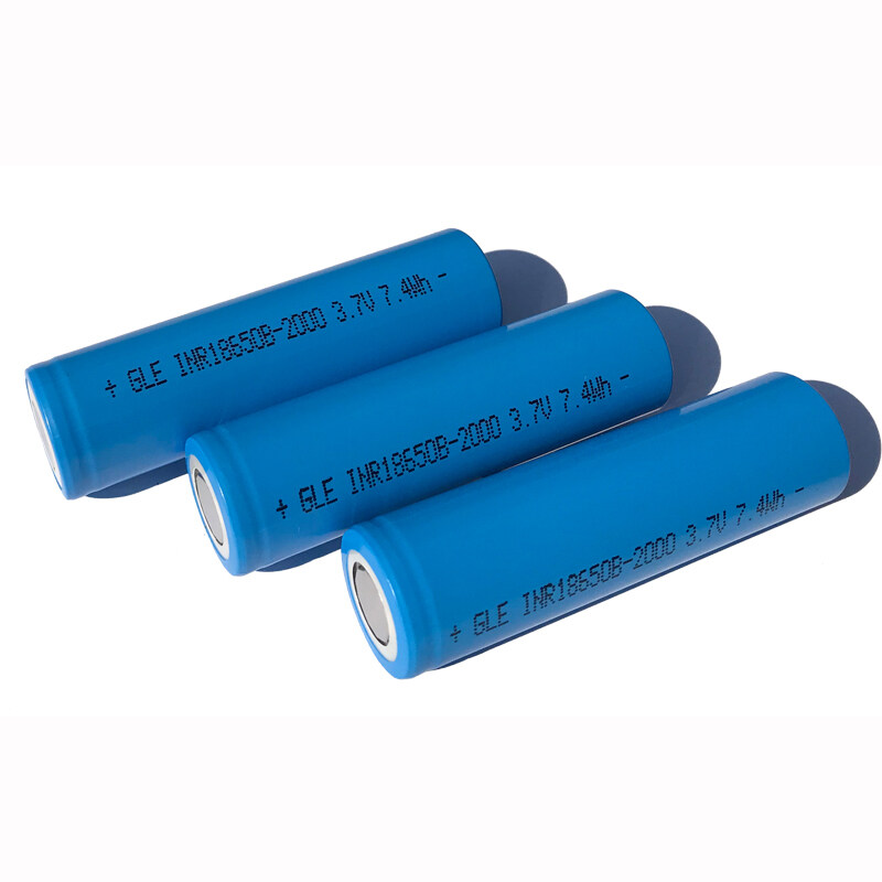 18650B  2000mAh 3.7V Lithium  Ion Li-Ion Battery