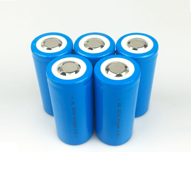 LiFePO4 Cylindrical 32700 Cells; 6000 mAh 3.2 V LFP – Full Battery