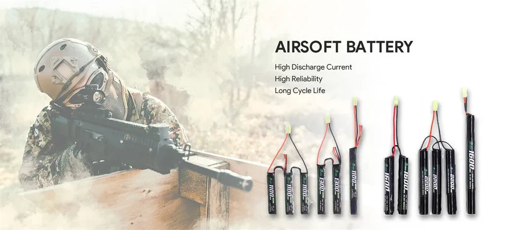 airsoft 7.4 v battery